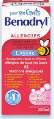 Walmart Children's Benadryl liquid offer