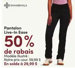 L'équipeur Pantalon Live-In Ease offer