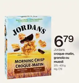 Avril Jordans croque-matin, granola ou muesli offer