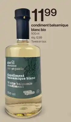 Avril Avril condiment balsamique blanc bio offer