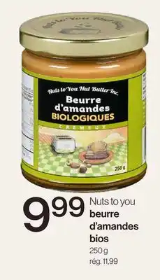 Avril beurre d'amandes bios offer
