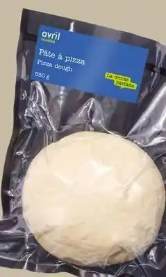 Avril La pâte à pizza surgelée offer