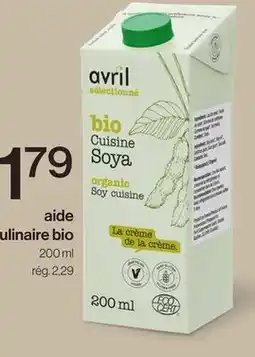 Avril aide ulinaire bio offer