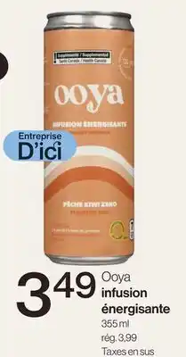 Avril Ooya infusion énergisante offer