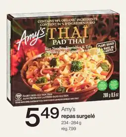 Avril Amy's repas surgelé offer