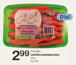 Avril Croc Bio carottes nantaises bios offer