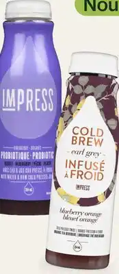 Avril Impress boisson probiotique ou thé infusé à froid réfrigérés offer