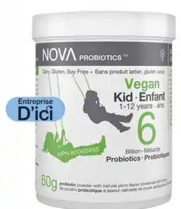 Avril Nova Probiotics probiotiques végétaliens enfant 6 milliards offer