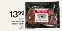 Avril Beretta bavette de bœuf marinée fraîche offer