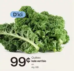 Avril Québec kale vert bio offer