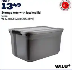 RONA Storage tote with latched lid offer