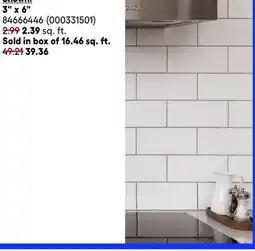 RONA MONO SERRA tiles, 3 x 6 offer
