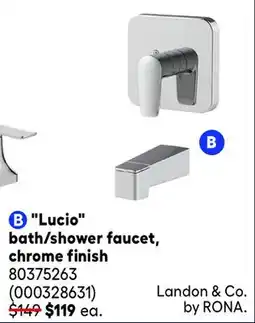 RONA LANDON & CO. bathroom faucets offer