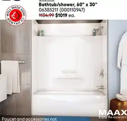 RONA MAAX Bathtub/shower, 60 x 30 offer