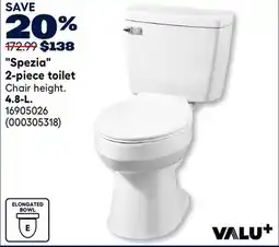 RONA VALU+ Spezia 2-piece toilet Chair height offer