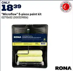 RONA Microflow 5-piece paint kit offer