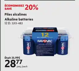 Home Hardware Alkaline batteries offer