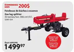 Home Hardware Gas log splitter offer