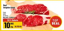 Mayrand Beef Striploin Steak offer