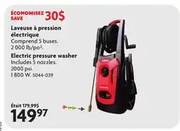 Home Hardware Electric pressure washer Includes 5 nozzles. 2000 psi. 1 800 W offer