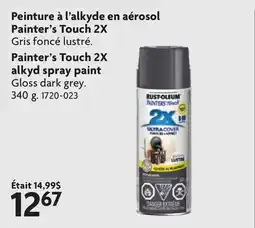 Home Hardware Painter's Touch 2X alkyd spray paint offer
