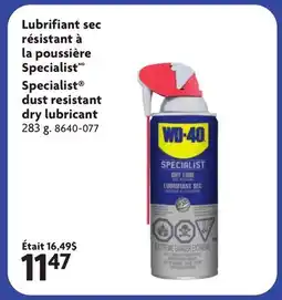 Home Hardware Specialist dust resistant dry lubricant 283 g offer
