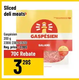 Mayrand Sliced deli meats offer