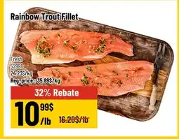 Mayrand Rainbow trout fillets offer