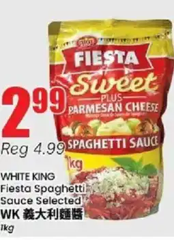 Btrust Supermarket WHITE KING Fiesta Spaghetti Sauce Selected offer