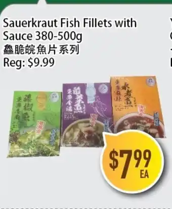 Full Fresh Supermarket Sauerkraut Fish Fillets with Sauce offer