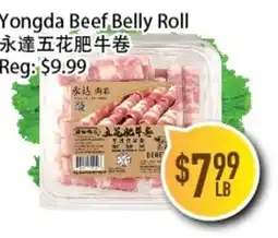 Full Fresh Supermarket Yongda Beef Belly Roll offer