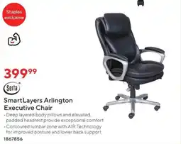 Staples SmartLayers Arlington Executive Chair offer