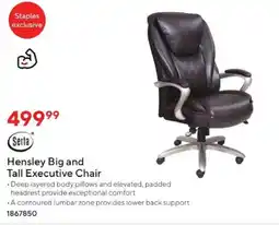Staples Hensley Big and Tall Executive Chair offer