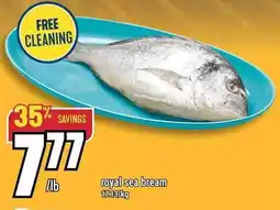 Marché Adonis Royal sea bream offer