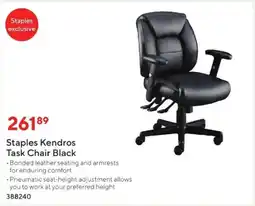 Staples Staples Kendros Task Chair Black offer
