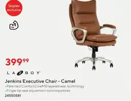 Staples Jenkins Executive Chair - Camel offer