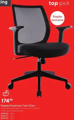 Staples Staples Essentials Task Chair offer