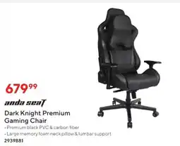 Staples Dark Knight Premium Gaming Chair offer