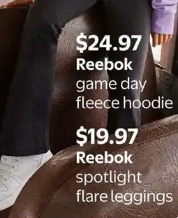 Walmart Reebok spotlight flare leggings offer