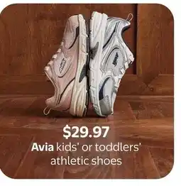Walmart Avia kids' or toddlers' athletic shoes offer