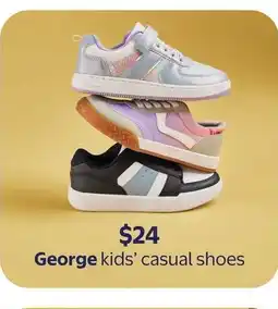 Walmart $24 George kids' casual shoes offer
