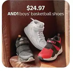 Walmart AND1 boys' basketball shoes offer
