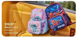 Walmart Heys licensed backpack set offer