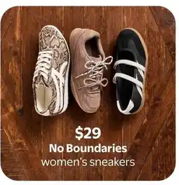 Walmart No Boundaries women's sneakers offer