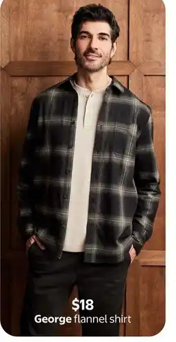 Walmart George flannel shirt offer