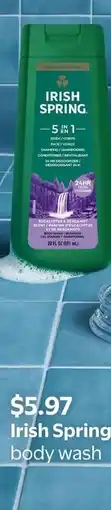 Walmart Irish Spring body wash offer