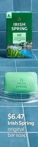 Walmart Irish Spring original bar soap offer