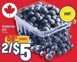 Marché Adonis Blueberries pint offer