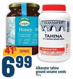 Marché Adonis Alkanater tahina ground sesame seeds offer