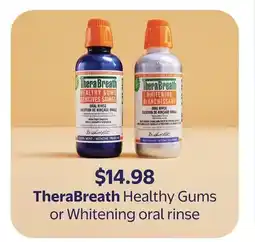 Walmart TheraBreath Healthy Gums or Whitening oral rinse offer